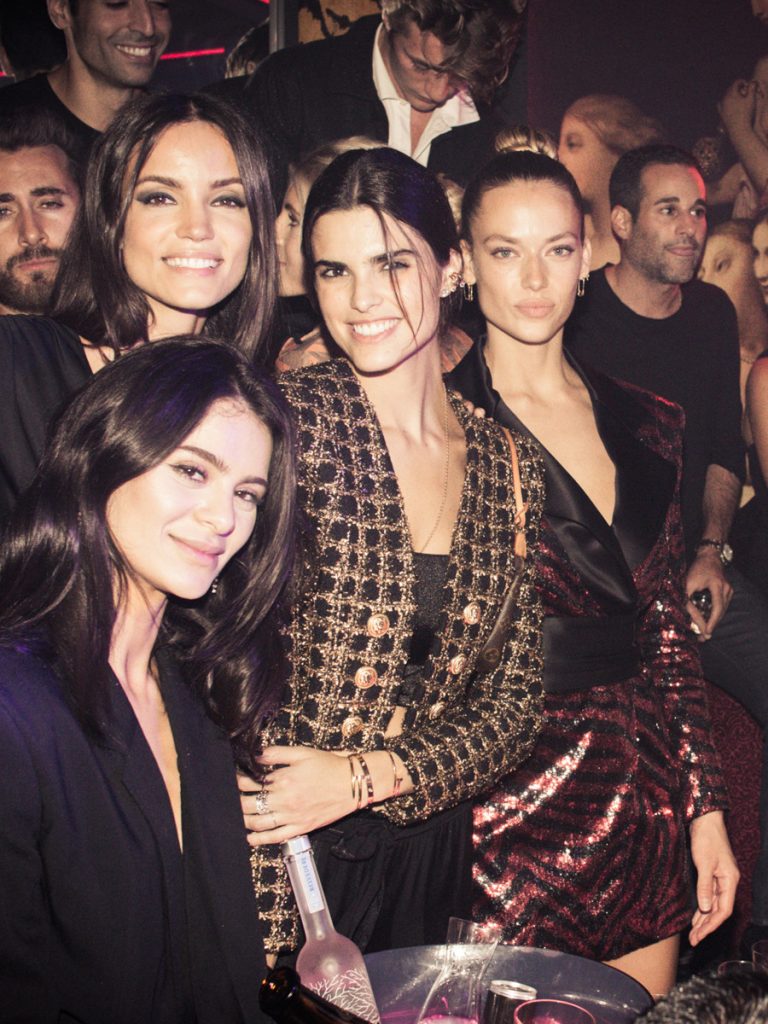 Parisian night out party girls